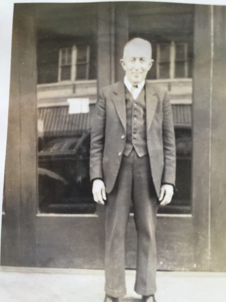 1930's_Frank_Devane_and_Drug_Store_portrait